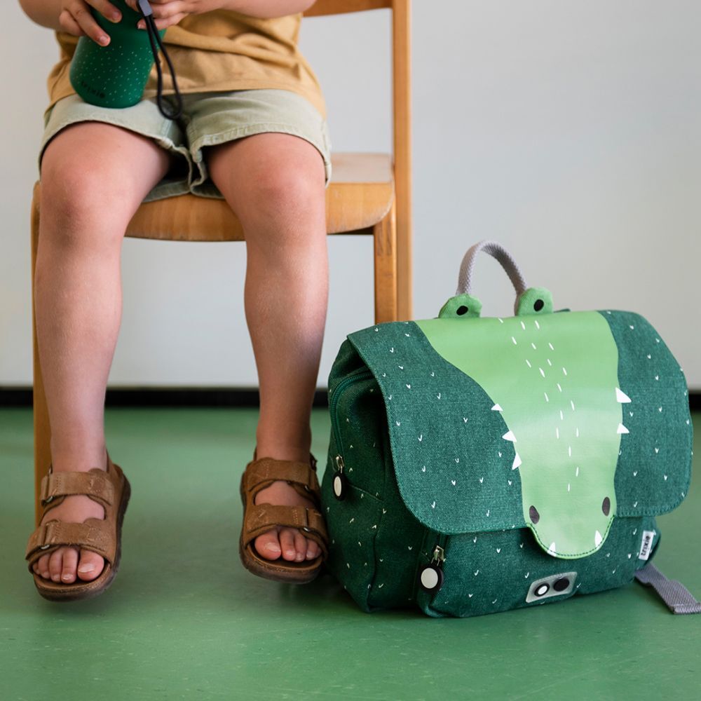 CARTABLE ENFANT Mr CROCODILE TRIXIE Au Bonheur d'Emilie