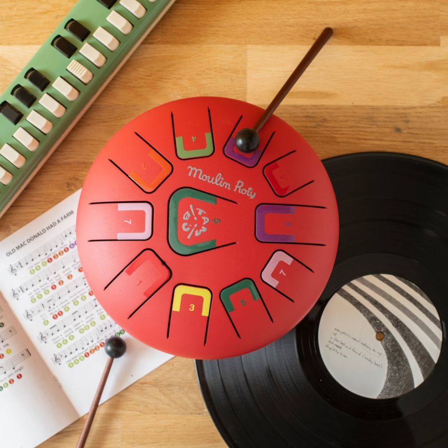 Tambour à languettes Les Popipop Moulin Roty