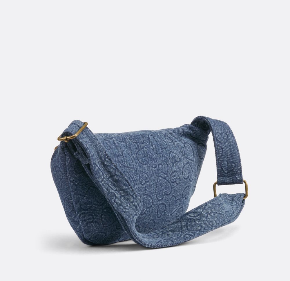 Sac Naina, en jean, bleu, Pièces, 17156607