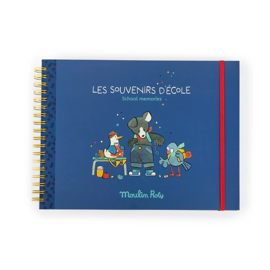 Album souvenirs d'école Puce & Pilou Moulin Roty Album souvenirs d'école Puce & Pilou Moulin Roty